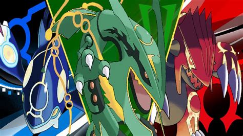 Mega Rayquaza VS Primal Groudon VS Primal .